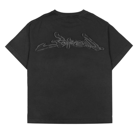 Camisa Assinatura Patch Estonada Grafite