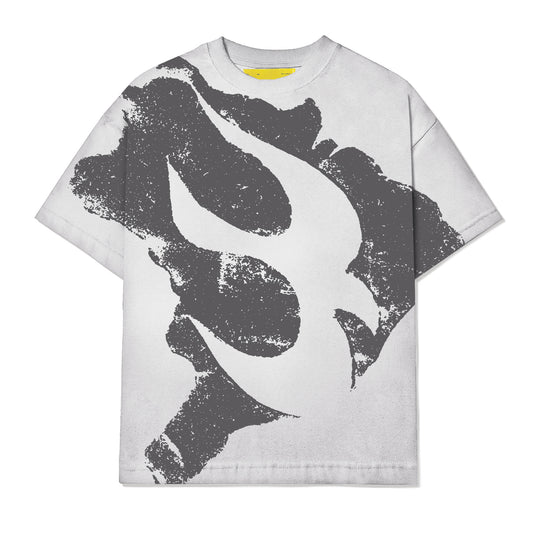 Camiseta Brasil Estencil Estonada Cinza