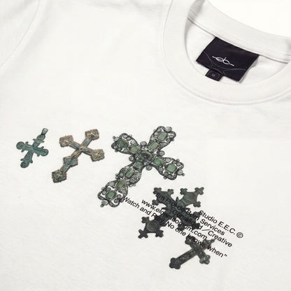 CAMISETA OVER  AWAKE  BRANCO OFF.