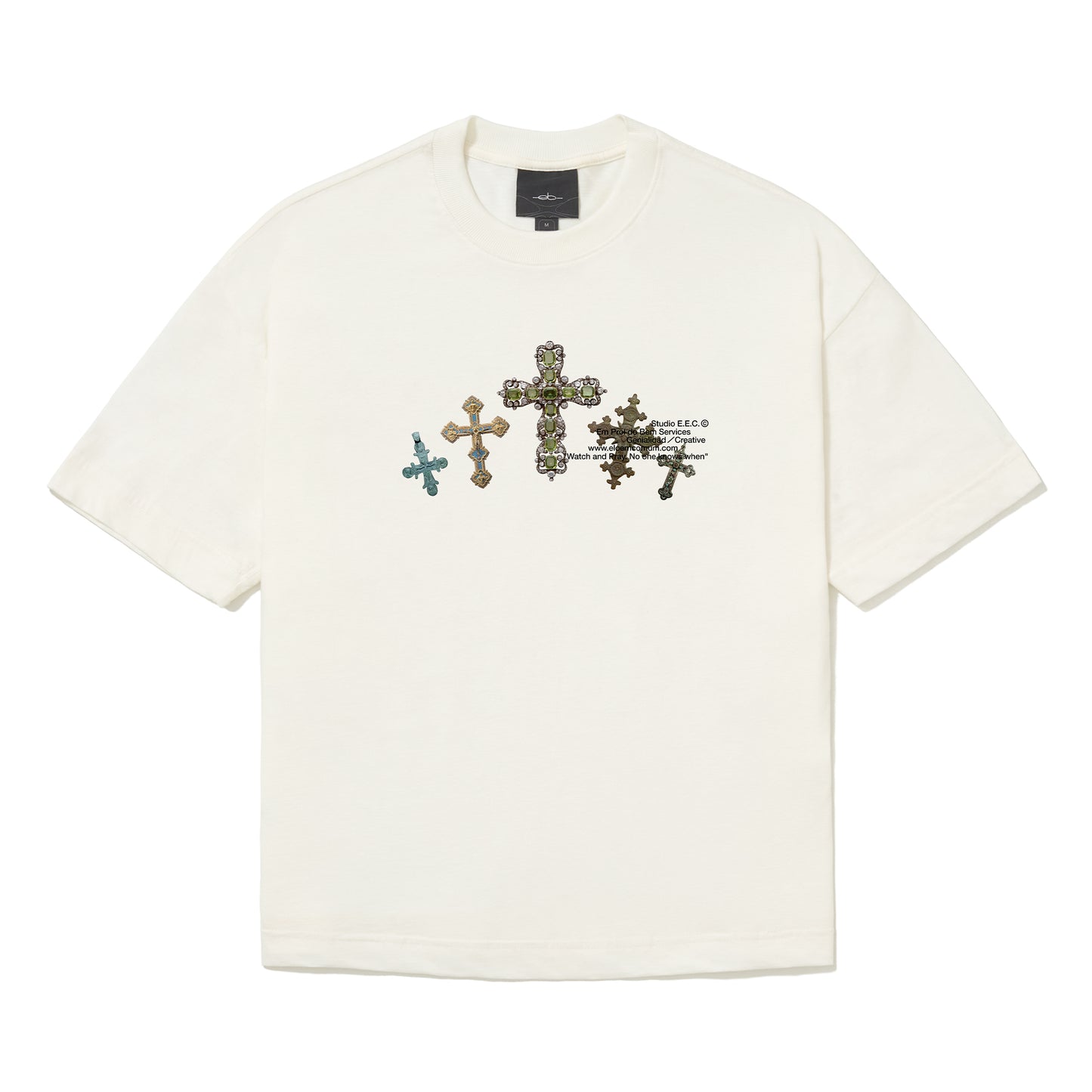 CAMISETA OVER  AWAKE  BRANCO OFF.