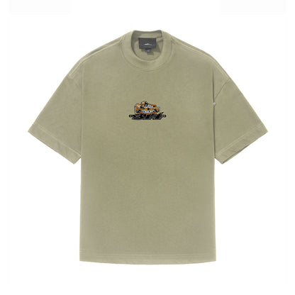 CAMISETA REGULAR   HARLEY  VERDE