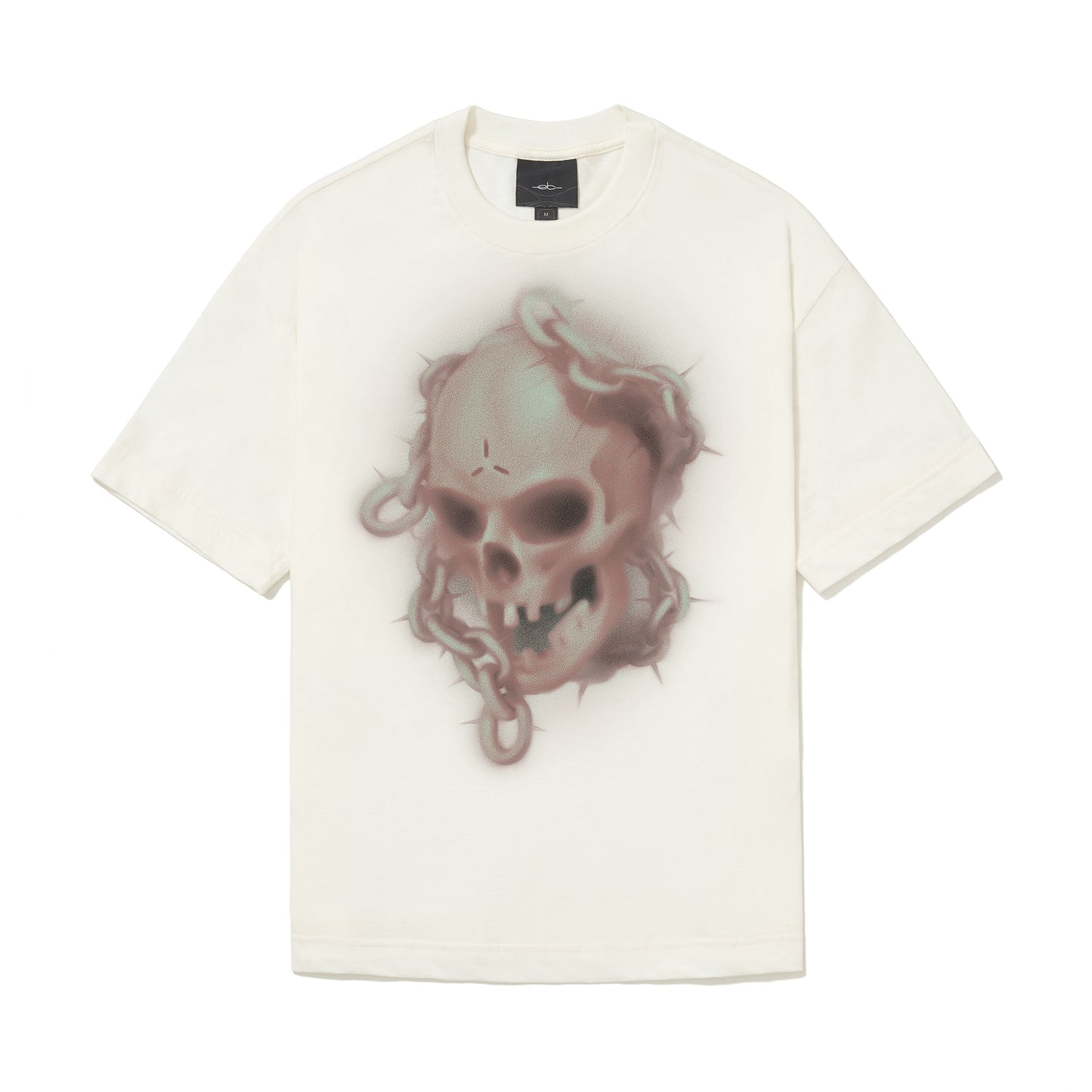 CAMISETA REGULAR   SKULL  BRANCO OFF.