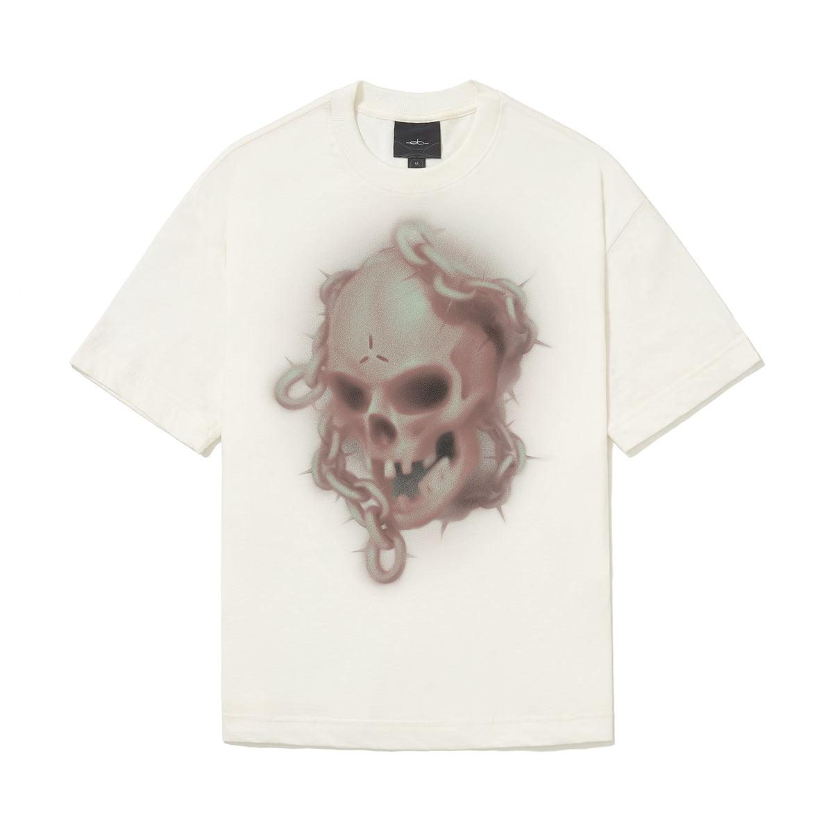 CAMISETA REGULAR   SKULL  BRANCO OFF.