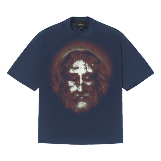 CAMISETA OVER  SUDARIO  AZUL