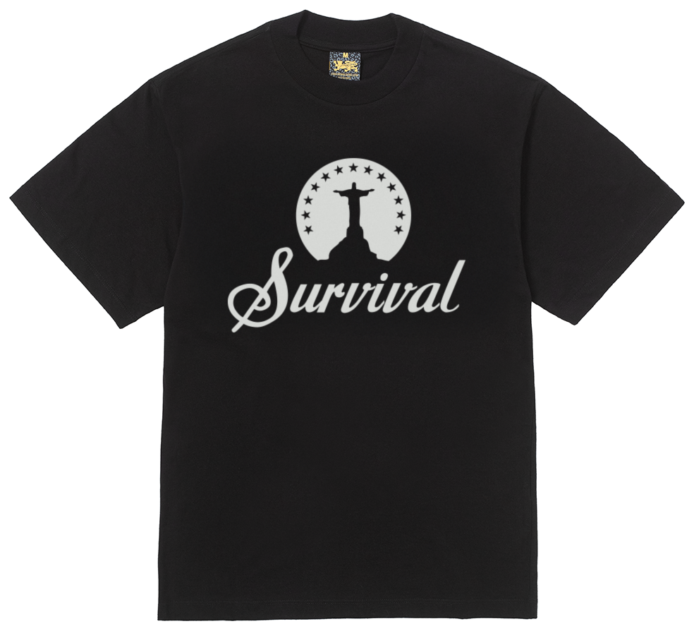 CAMISETA SURVIVAL CRISTO PRETA
