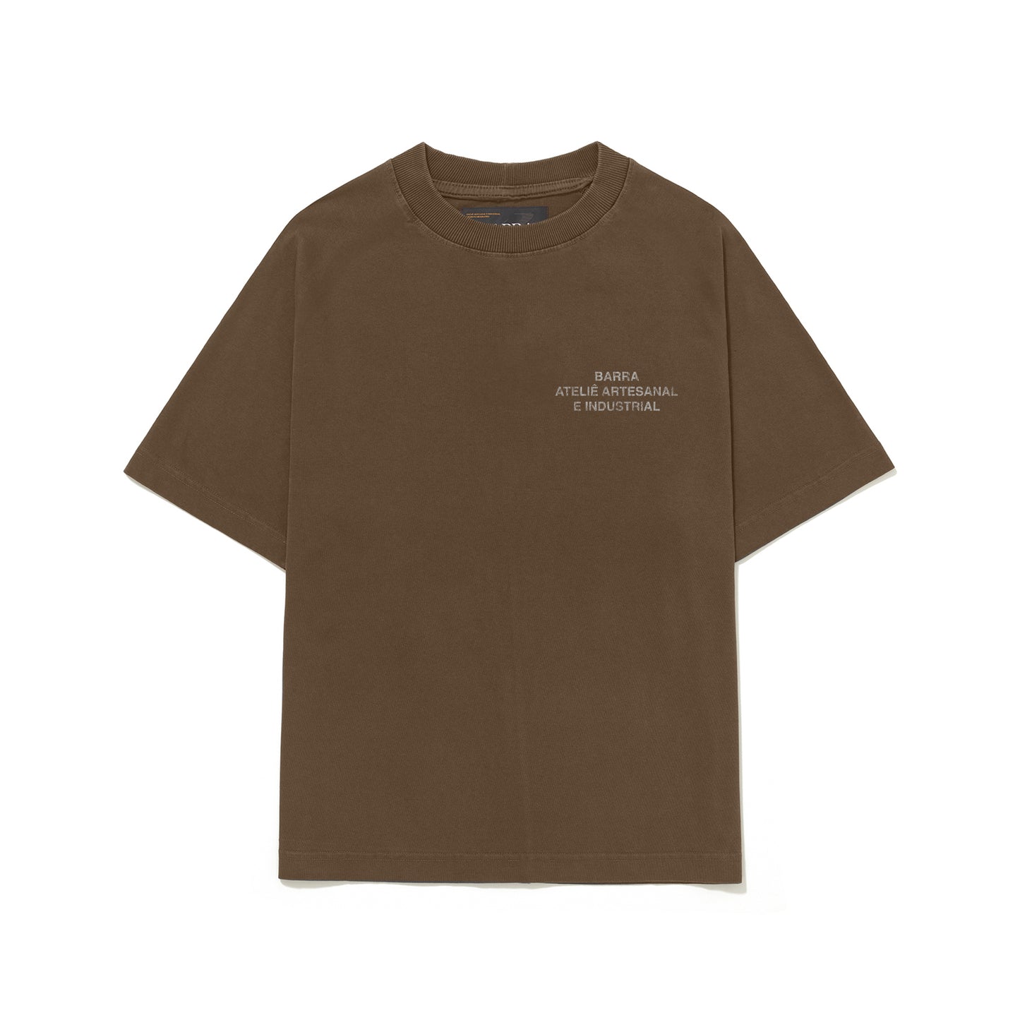 Camiseta Assinatura Atelie Estonada Marrom