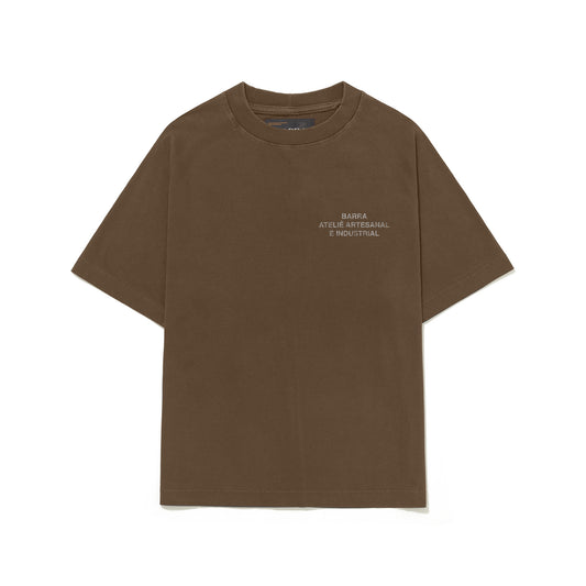 Camiseta Assinatura Atelie Estonada Marrom