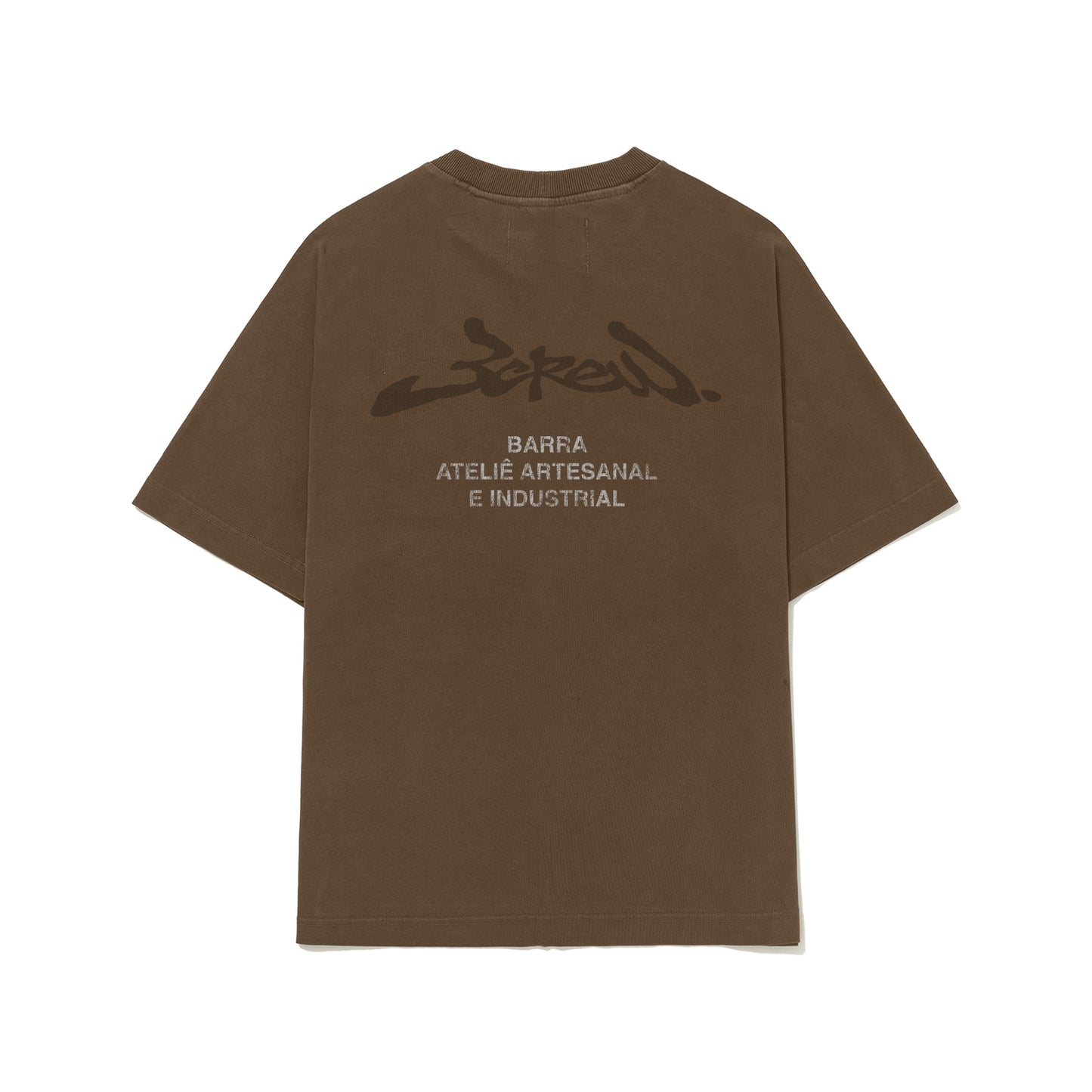 Camiseta Assinatura Atelie Estonada Marrom