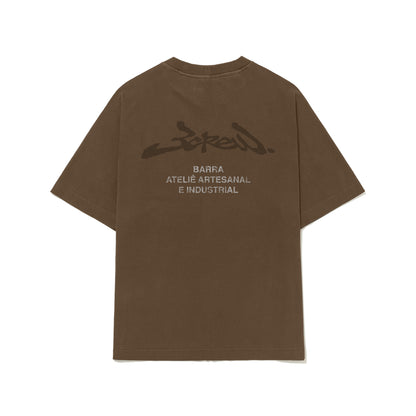 Camiseta Assinatura Atelie Estonada Marrom