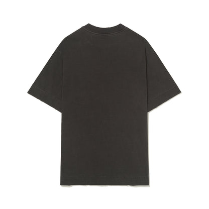 Camiseta Assinatura Pocket Preta Estonada