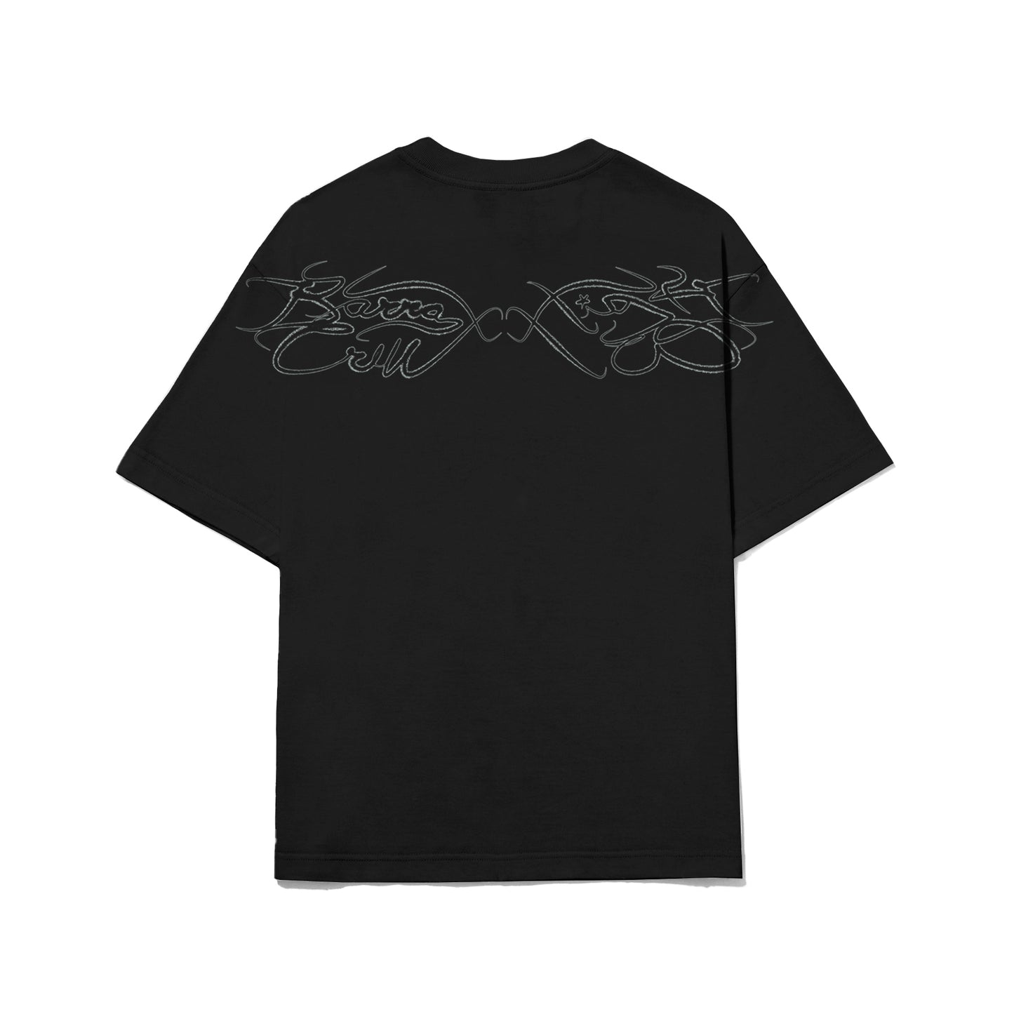 Camiseta Barra/High Assinatura Preta