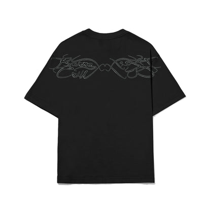 Camiseta Barra/High Assinatura Preta