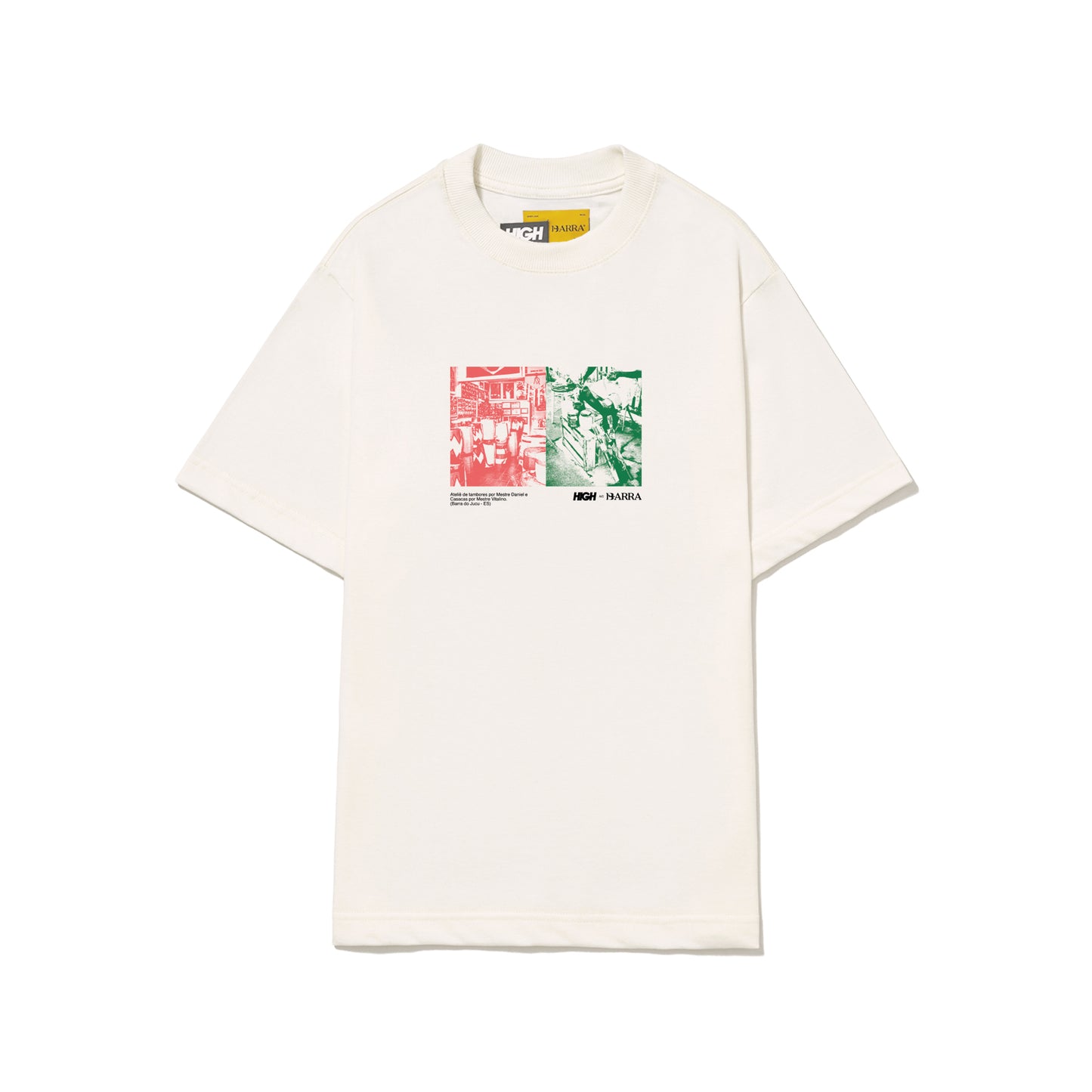Camiseta Barra/High Atelie Off White