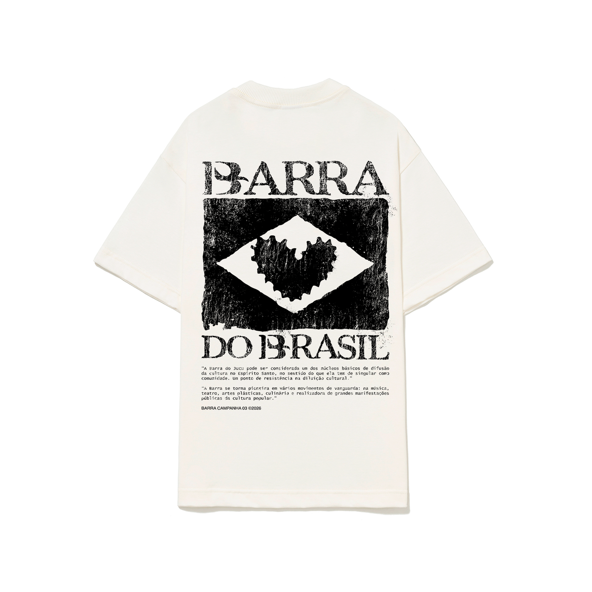 Camiseta Barra do Brasil Off White