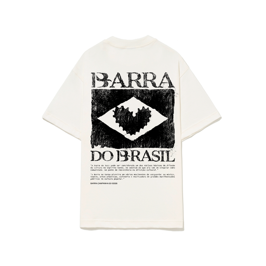 Camiseta Barra do Brasil Off White