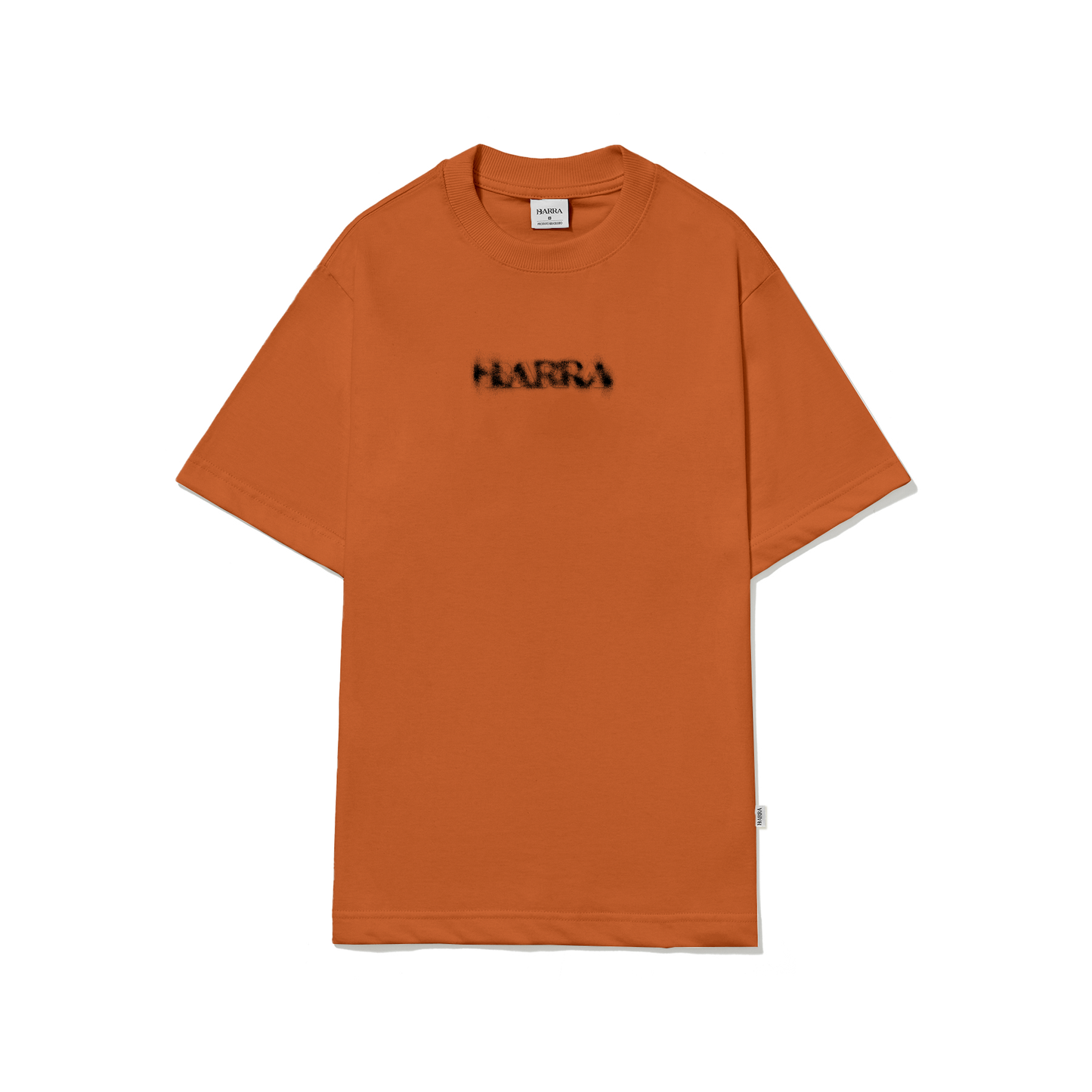 Camiseta Barra Logo Alto Relevo Remix Laranja