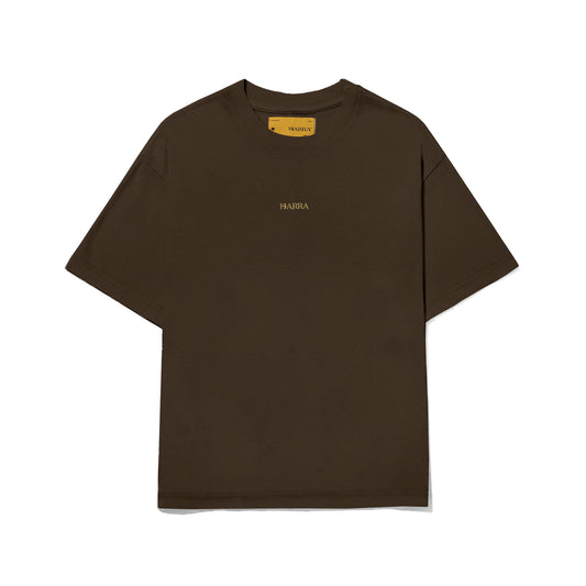 Camiseta Barra Logo Marrom