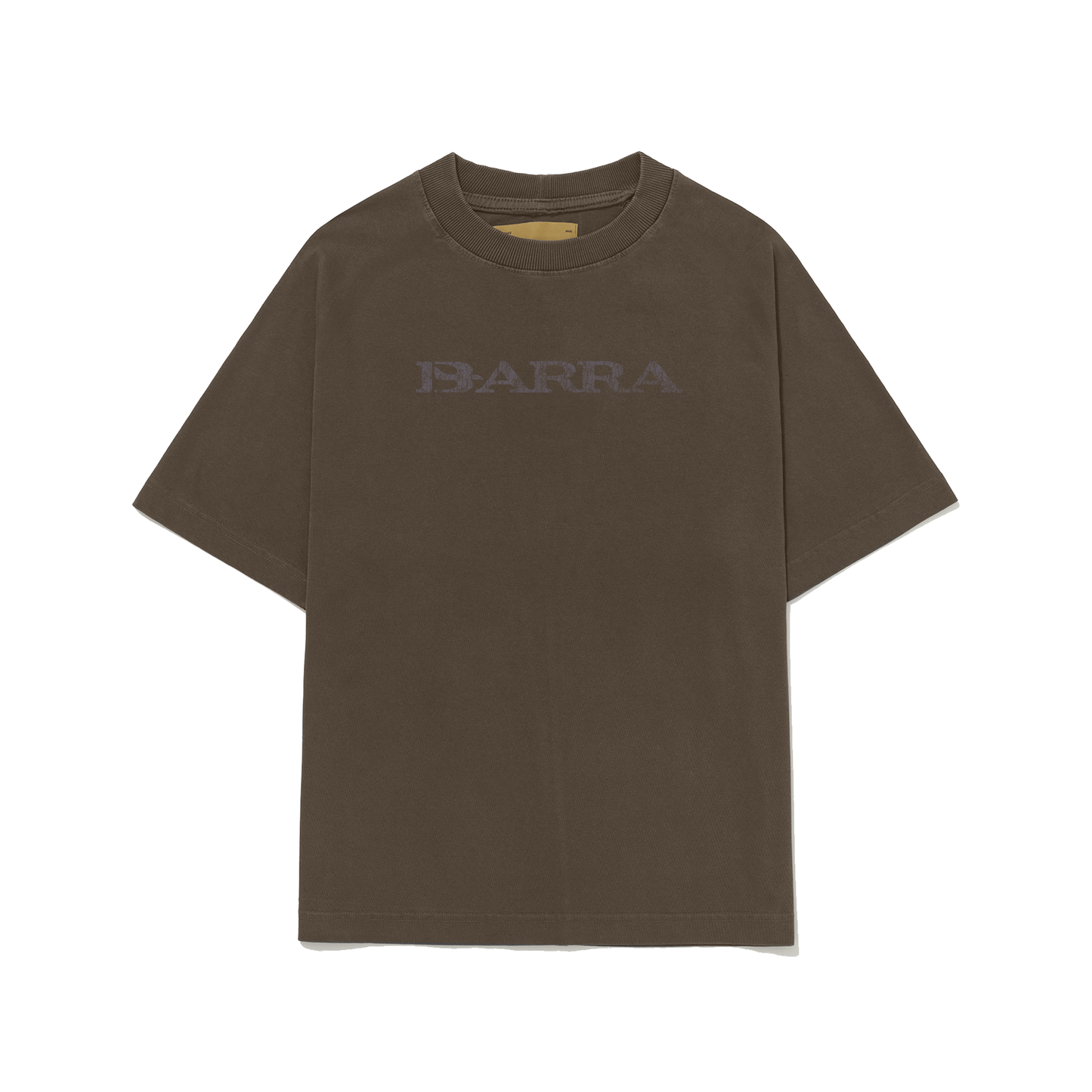 Camiseta Barra Logo Remix Marrom Estonada