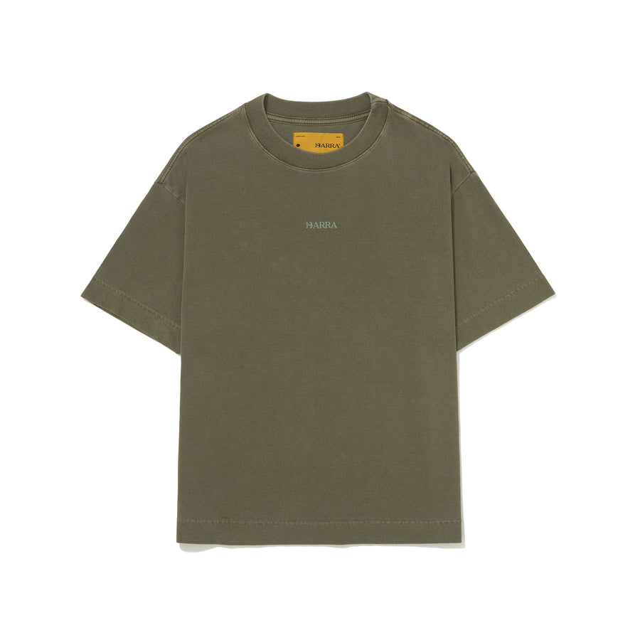 Camiseta Barra Logo Verde Estonada