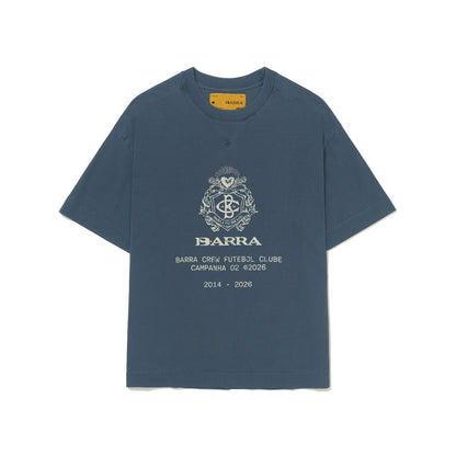 Camiseta Brasao Azul Estonada