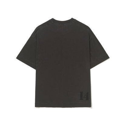 Camiseta Brasao Preta Estonada