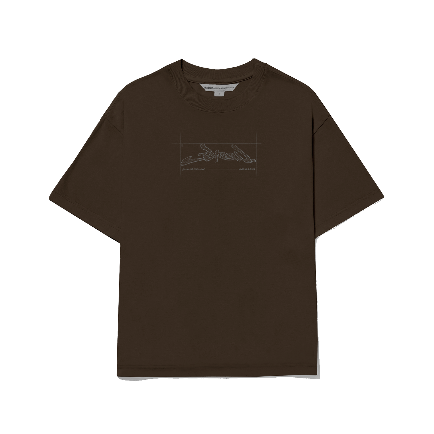 Camiseta Croqui Marrom