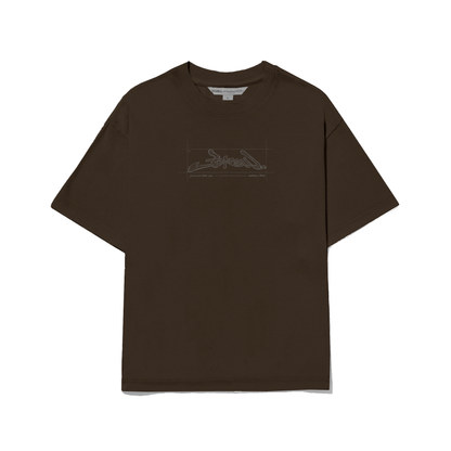 Camiseta Croqui Marrom
