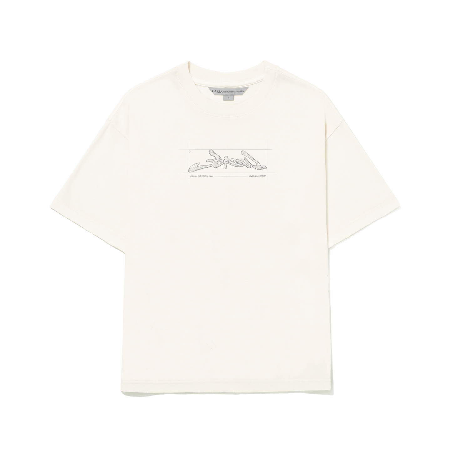 Camiseta Croqui Off White
