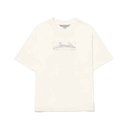 Camiseta Croqui Off White