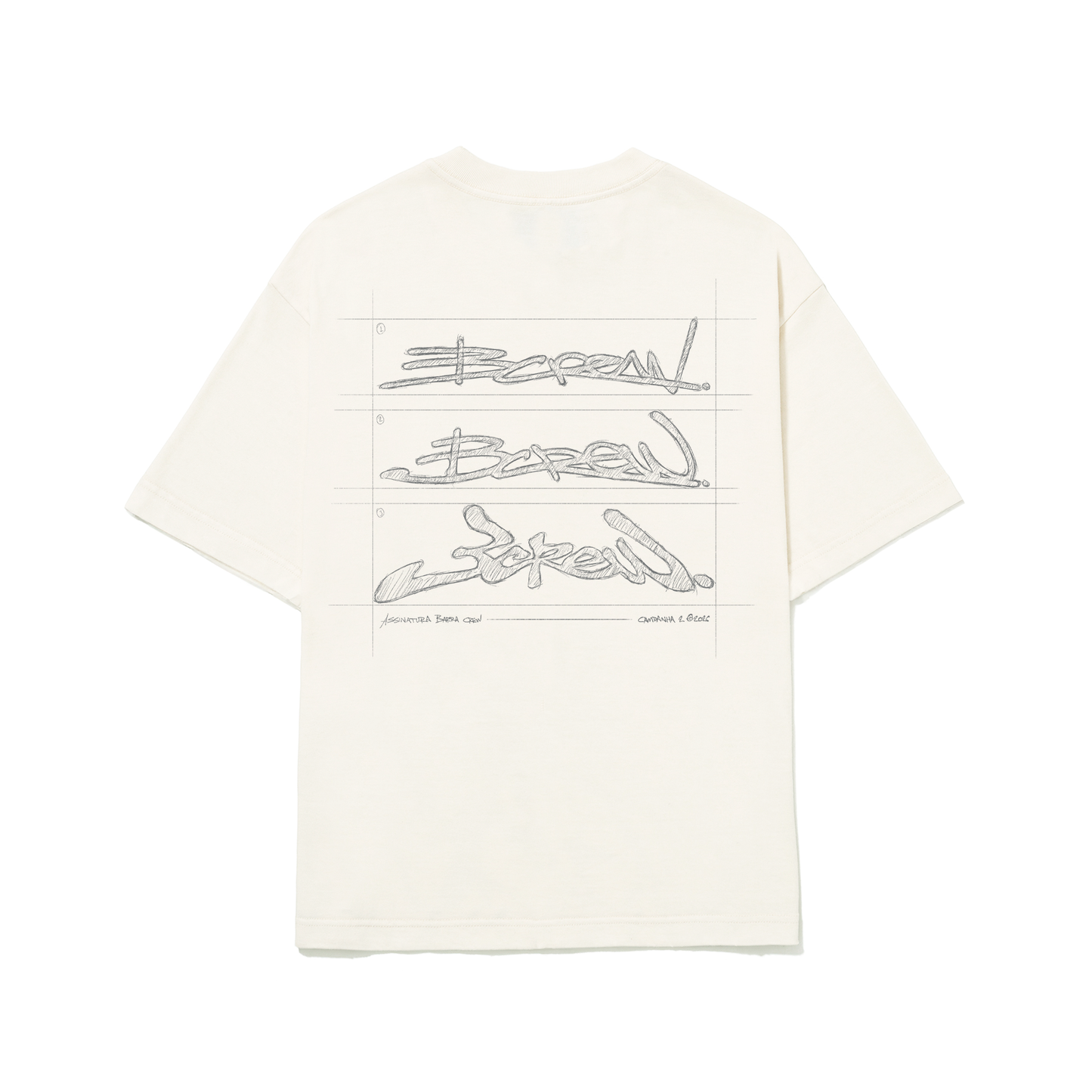 Camiseta Croqui Off White