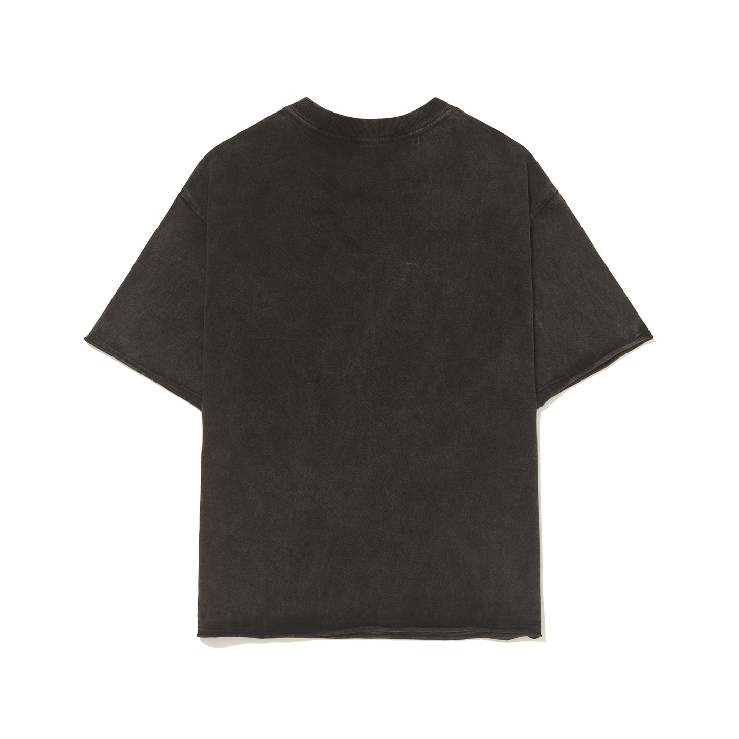 Camiseta Desconstruida Estonada Preta