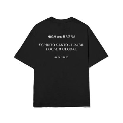 Camiseta Barra/High Espirito Santo Preta