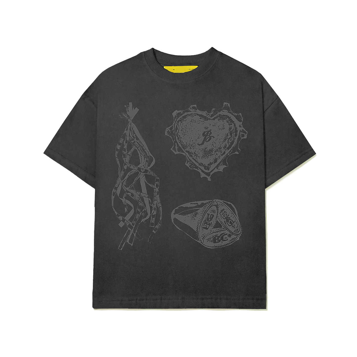 Camiseta Iconografia Estonada Preta