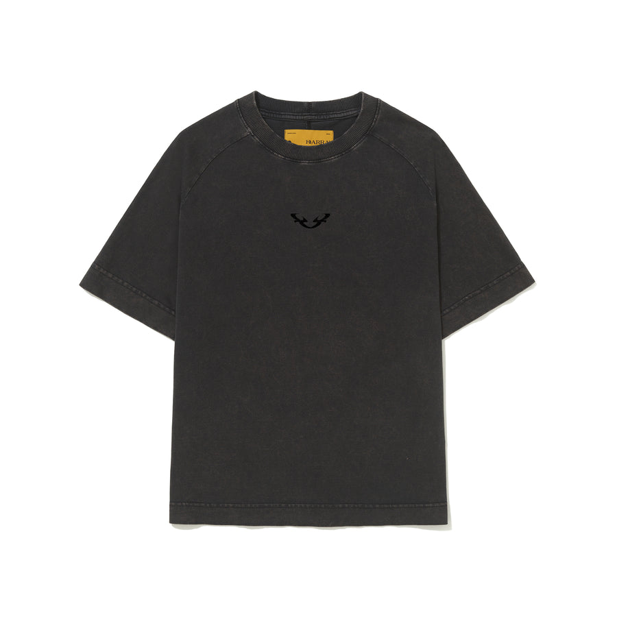Camiseta Raglan Marmorizada B Reflexo Preta