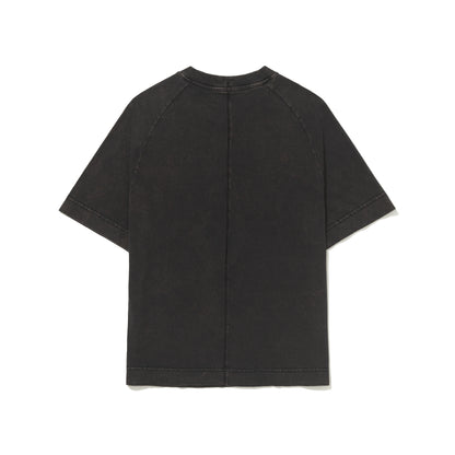 Camiseta Raglan Marmorizada B Reflexo Preta