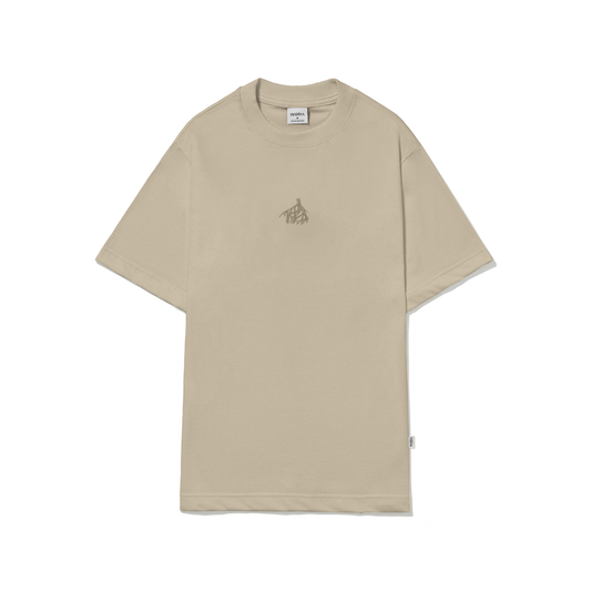 Camiseta Raizes Iconografia Bege