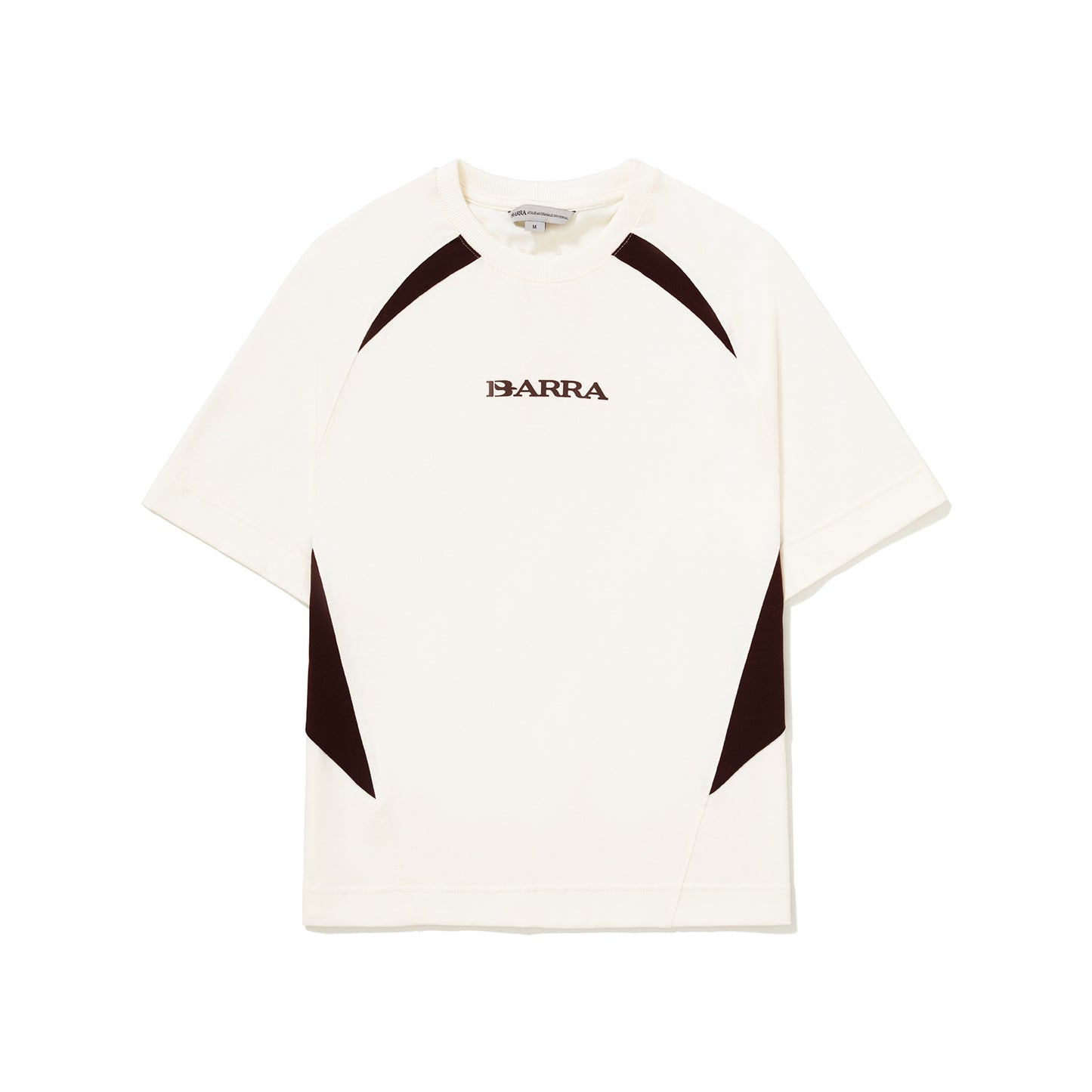 Camiseta Recortada Barra Remix Off White