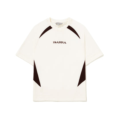 Camiseta Recortada Barra Remix Off White