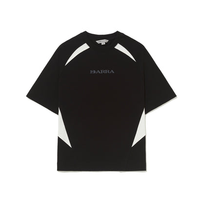Camiseta Recortada Barra Remix Preta