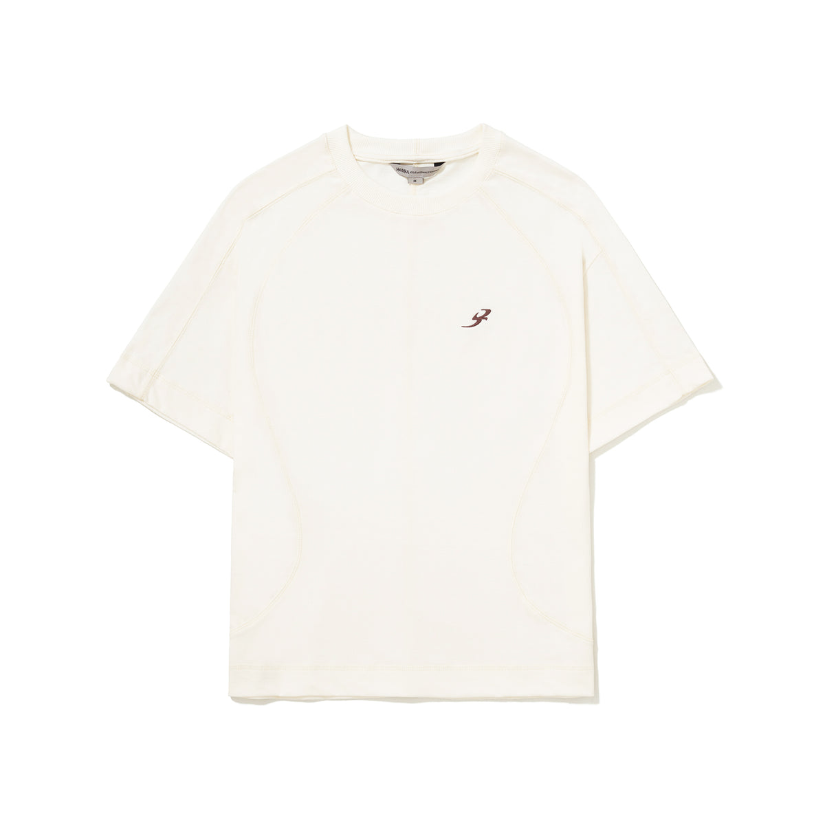 Camiseta Recortada B Garca Off White