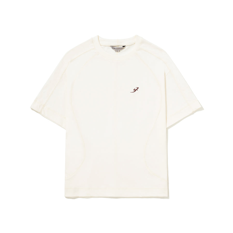 Camiseta Recortada B Garca Off White