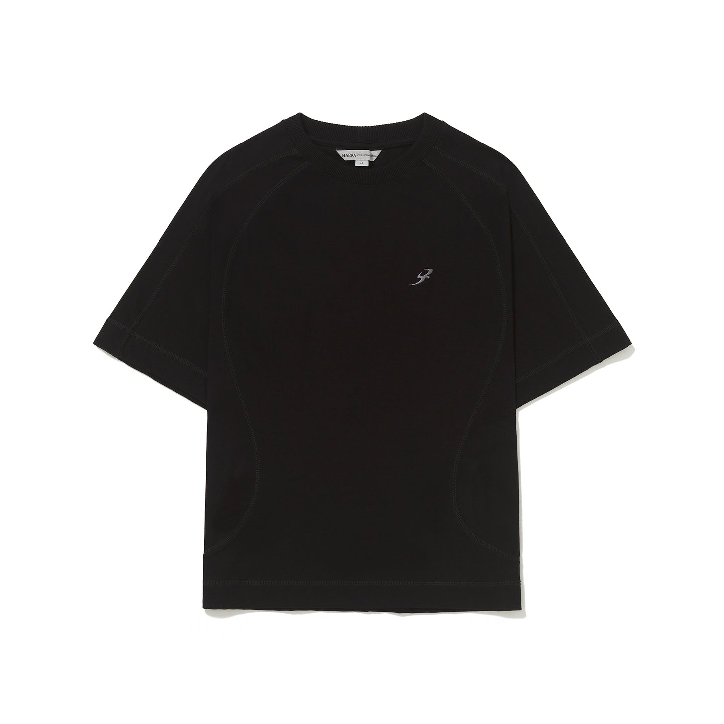 Camiseta Recortada B Garca Preta