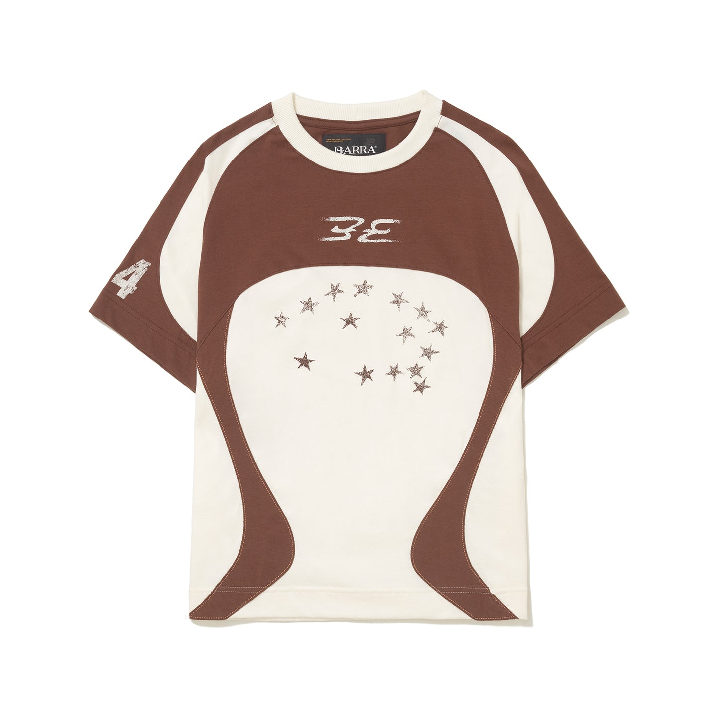 Camiseta Recortada Constelacao Off White