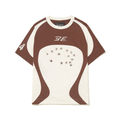 Camiseta Recortada Constelacao Off White