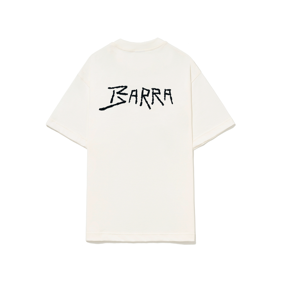 Camiseta Barra Logo Remix Off White