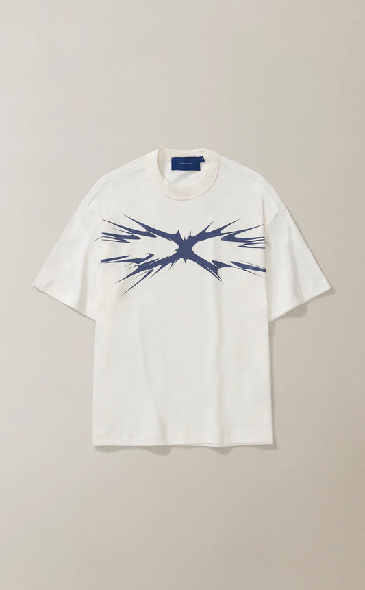CAMISETA QC SPIKES BOXY OFF WHITE