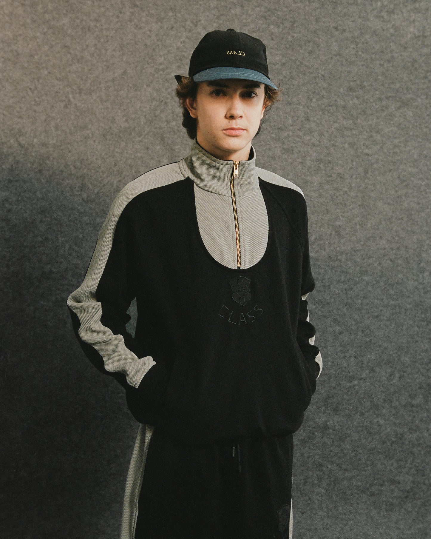 SWEATSHIRT CLASS PALADIO "BRASIL" BLACK/GRAY