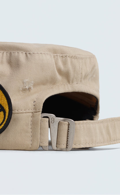 COMBAT PATCH HAT BEIGE