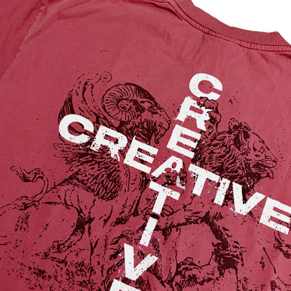 CAMISETA REGULAR   CREATIVE  VERMELHO