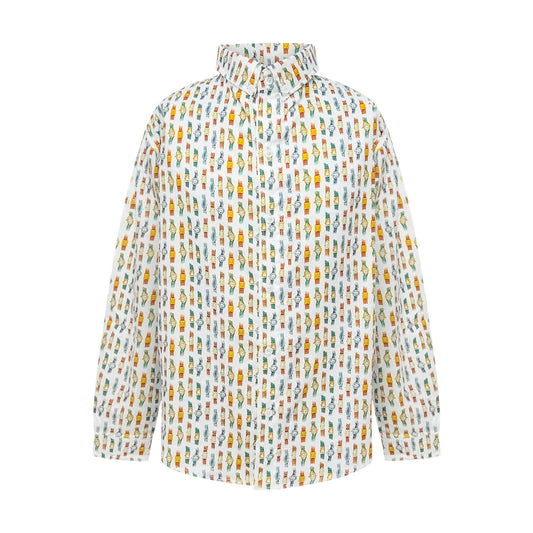 CAMISA DE BOTÂO "RELÓGIOS"